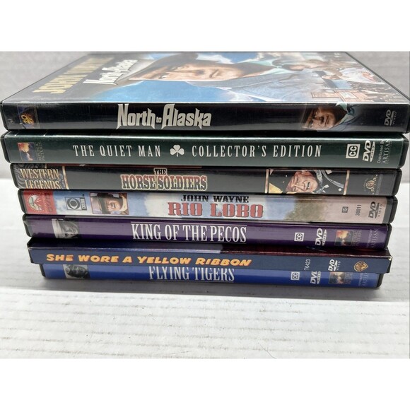 John Wayne Bundle - 7 Movies - DVD, Region 1, Custom Collection, Fast Shipping - Picture 1 of 15
